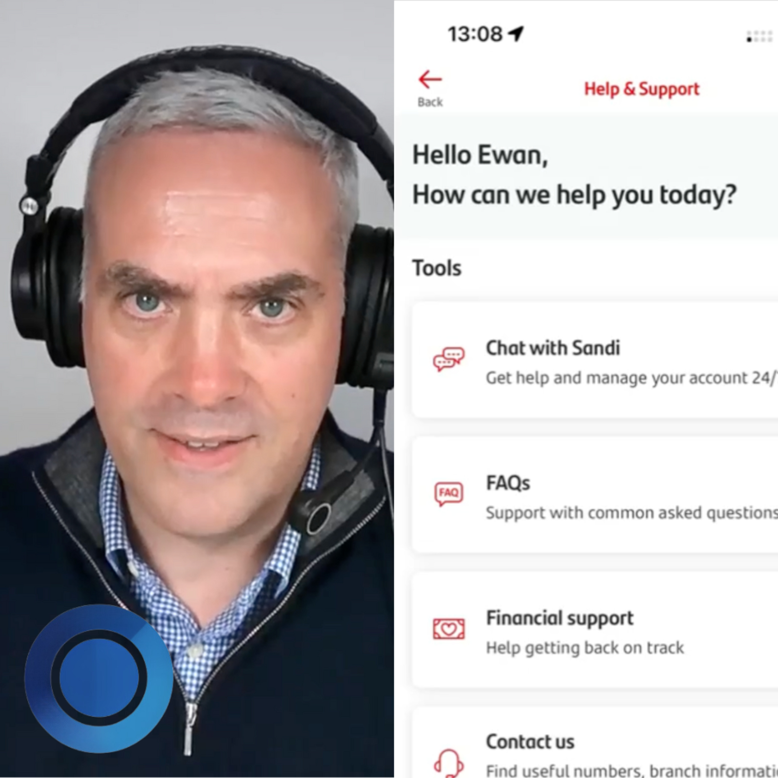 Episode 56: Santander UK's chatbot walkthrough